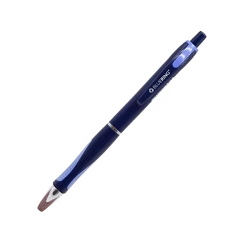 Автоматична химикалка Bluering V5 с грип зона - синя