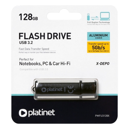 Флаш памет Platinet Pendrive USB 2.0 128GB