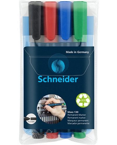 Перманентни маркери Schneider Maxx 130 оп.4