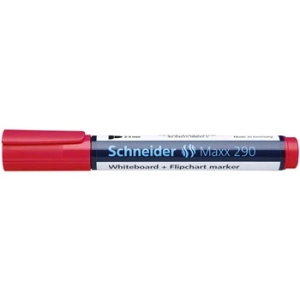 Маркер за бяла дъска Schneider Maxx 290 - червен