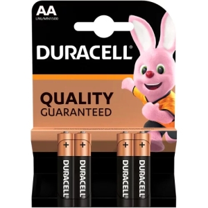 Алкални батерии Duracell R06/AA 1.5V оп.4