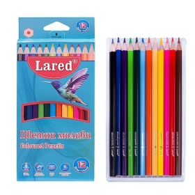 Цветни моливи Lared 12цв.