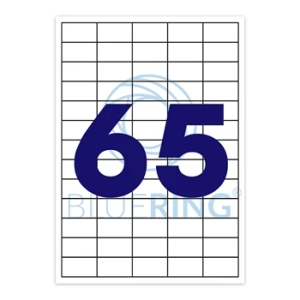 Самозалепващи принтерни етикети 38х21.2 /65етикета/ оп.100