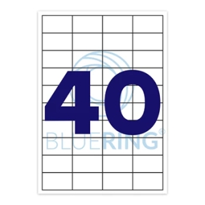 Самозалепващи принтерни етикети 52.5х29.7 /40 етикета/ оп.100