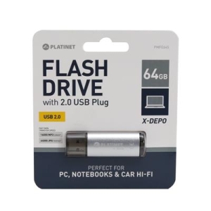 Флаш памет Platinet Pendrive USB 2.0 64GB
