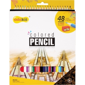 Цветни моливи Colokit 48цв + острилка