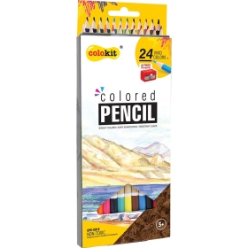 Цветни моливи Colokit  24цв + острилка